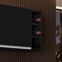 Ver imagem 2 de Nicho Aéreo Adega Vertical 20cm Riad Preto - Lumil