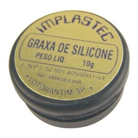 Graxa de Silicone Implastec - Pote 500g - 1