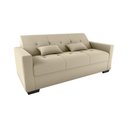Ver imagem 3 de Sofá Cama 3 Lugares Reclinável Casal Premium 2,03 Larg Lavinia Matrix