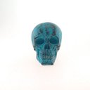 Ver imagem 3 de DECORAÇÃO CAVEIRA RESINA DE VARIAS CORES - ENFEITE - Azul