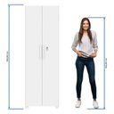 Ver imagem 6 de Armário para Escritório 2 Portas com Chave Nt 4020 Branco/New