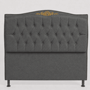 Ver imagem 2 de Cabeceira Greta 90cm Estofada Boucle p/ Cama Solteiro Quarto