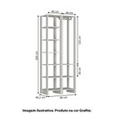 Ver imagem 4 de Estante Closet Yes 80cm com 9 Prateleiras - Grafite