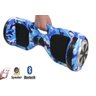 Hoverboard 6.5" Azul Camuflado Com LED Frontal e Bluetooth - 2