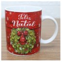 Ver imagem 1 de Kit 4 Canecas de Natal Feliz Natal 350ml Cerâmica