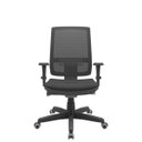 Ver imagem 1 de Cadeira Diretor Brizza Tela - Autocompensador Slider - Base Standard - Braços 3d Pp - Plaxmetal
