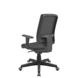 Cadeira Diretor Brizza Tela - Autocompensador Slider - Base Standard - Braços 3d Pp - Plaxmetal - 2