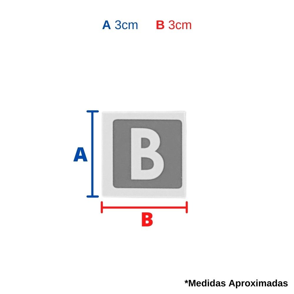 Alfabeto Móvel de Madeira MDF Formando Palavra Babebi 64 Pçs - 6