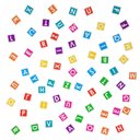 Ver imagem 5 de Alfabeto Móvel de Madeira MDF Formando Palavra Babebi 64 Pçs