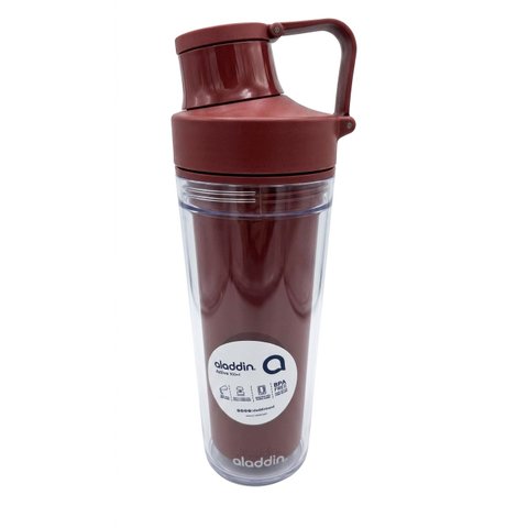 Garrafa Aladdin Active 500ml Parede Dupla Academia - Bordô
