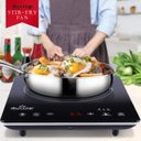 Ver imagem 7 de Duxtop Panela Stir-fry Aço Inox Tri-ply 8" para Indução (prata)