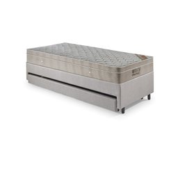 Bicama Box Solteiro Corino Linho 88x188x28 cm com Colchão Airtech Ortobom Molas Ensacadas - 8