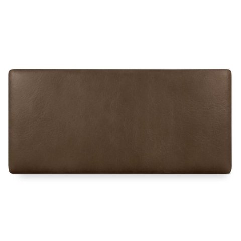 Cabeceira Painel Suspenso Casal 140 cm Luna Retangular Corino Canela Artte