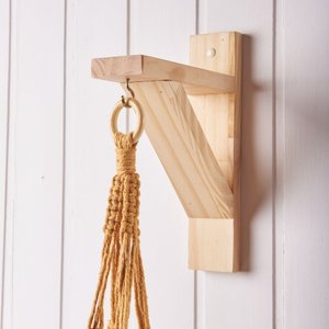 Suporte para planta mão francesa de madeira pinus avulsa