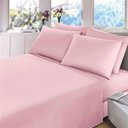 Ver imagem 1 de Jogo de Lençol Queen Santista Prata 150 fio - Rosa