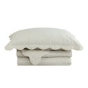 Ver imagem 1 de Colcha Matelassê - King Size - Flow - Bege - Dupla Face - C/ Porta Travesseiro - Camesa