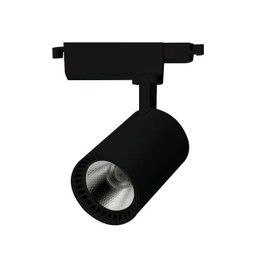 Spot para Trilho Eletrificado Preto Ou Branco LED 24W 3000K - Preto - 1