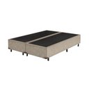 Ver imagem 1 de Cama Box Casal Bipartido Suede Bege 37x138x188