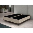 Ver imagem 2 de Cama Box Casal Bipartido Suede Bege 37x138x188