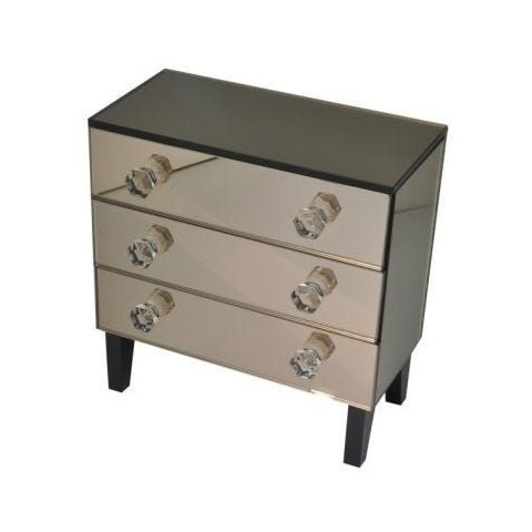 Porta Joia Mini Gaveteiro de Vidro