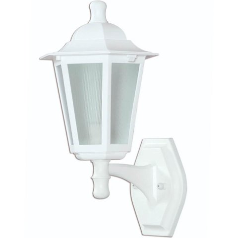 Arandela Colonial Branca Bivolt Luminária de Parede 20w Dital Linha Grega Jardim Varandas