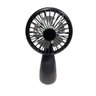 Mini Ventilador Portátil Mão USB Recarregável com Led- Preto - 1