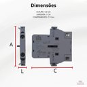 Ver imagem 7 de Bloco Contato Auxiliar Lateral Blb-02 2nf Cwb 660-690v Weg