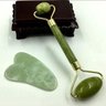Rolo Massageador Facial Pedra Natural e Gua Sha guasha Jade - 4