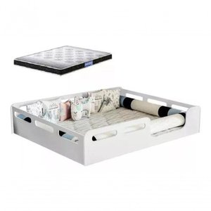 Cama Casal Montissoriana Encanto 100% Mdf Branca