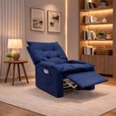 Ver imagem 1 de Poltrona Cadeira do Papai Safira Reclinavel Veludo - Sofatec