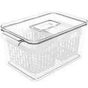 Ver imagem 1 de Organizador de Geladeira 3,2l 2 Cestos Escorredor Dry Coza a