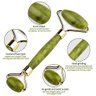 Massageador facial Jade Roller, massageador facial de jade, massageador de rosto, pescoço e olho, fe - 3