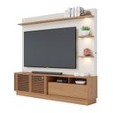 Ver imagem 1 de Estante Home Campeche 2,00m para Tv Freijo/off White Matte - Colibri