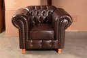 Ver imagem 4 de Poltrona Chesterfield Com Capitonê Luís XV - Couríssimo Café