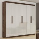 Ver imagem 2 de Guarda-Roupa 6 Portas Belem Valverde - Canion/Off-White