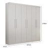 Guarda-Roupa 6 Portas Belem Valverde - Canion/Off-White - 3