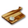 Tabua de Corte Servir Madeira com Recipiente de Porcelana FOKSI - 1