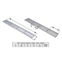 Ver imagem 4 de Kit 5 Ralo Grelha Linear Caixilho Alumínio Escovado 8x50cm
