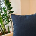 Ver imagem 3 de Capa de Almofada Atelier Cordão Retangular Azul Marinho 50x30