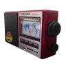 Rádio Portátil Lehmox Les-698Ur 11 Faixas USB/Sd Am/Fm: Vermelho - 2