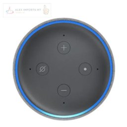 Smart Speaker Amazon Alexa Echo Dot 3 Preto Português Novo - 2
