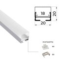 Ver imagem 3 de Perfil de Sobrepor para Fita Led Nordecor Vetro 20mm