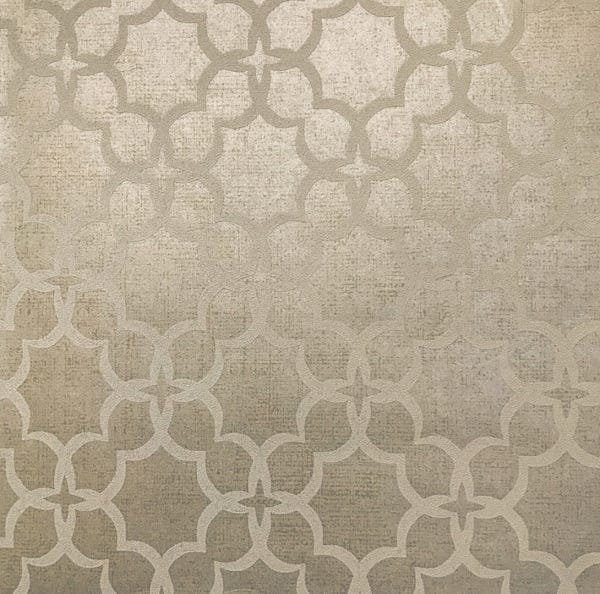 PAPEL DE PAREDE LAVÁVEL IMPORTADO BRILHOSO BEGE ESCURO - 1