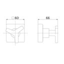 Ver imagem 2 de Acabamento para Registro Docolbase 1/2", 3/4" e 1" City Cobre Escovado