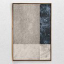 Ver imagem 3 de Quadro Decorativo Vertical Abstrato Texturas com Moldura e Sem Vidro 80X120