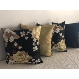 4 CAPAS DE ALMOFADAS - 35X35 - ESTAMPADA E LISA - 2