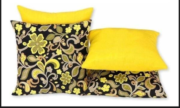 4 CAPAS DE ALMOFADAS - 35X35 - ESTAMPADA E LISA - 6