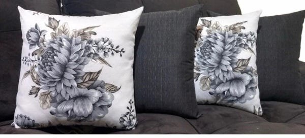 4 CAPAS DE ALMOFADAS - 35X35 - ESTAMPADA E LISA - 9