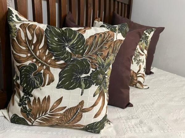 4 CAPAS DE ALMOFADAS - 35X35 - ESTAMPADA E LISA - 10