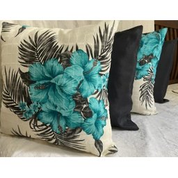 4 CAPAS DE ALMOFADAS - 35X35 - ESTAMPADA E LISA - 5